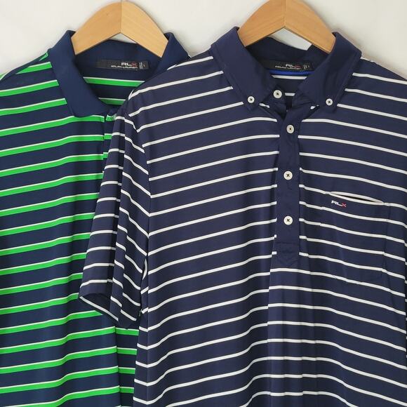 Ralph Lauren- RLX- Sport Polo bundle- 2 shirts- size Large - Picture 2 of 8